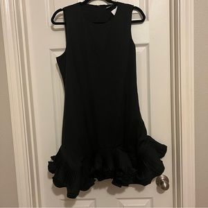 NWT Black Ruffled Party Dress
